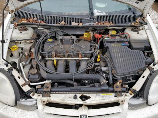 1B3ES26C72D608348 - 2002 DODGE NEON WHITE photo 7