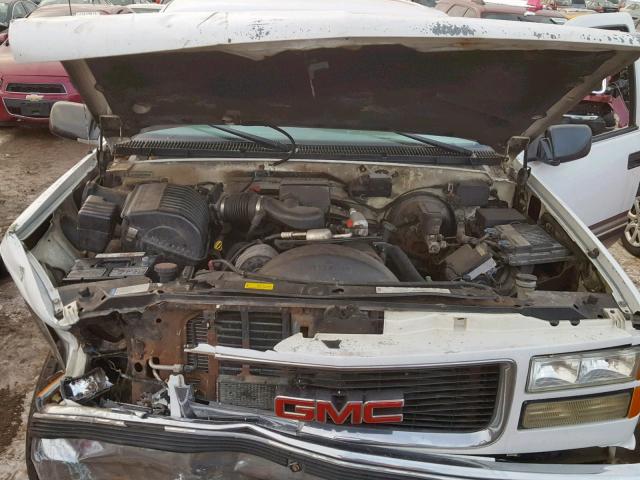 1GKEK13R1WJ714601 - 1998 GMC YUKON WHITE photo 7