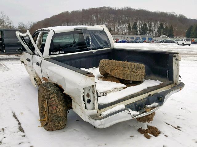 3D7KU28C23G722485 - 2003 DODGE RAM 2500 S Ақ фото 3