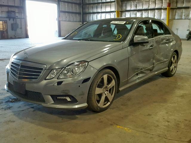 WDDHF5GB5AA015424 - 2010 MERCEDES-BENZ E 350 SILVER photo 2