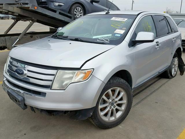 2FMDK3JC5ABA72538 - 2010 FORD EDGE SEL SILVER photo 2