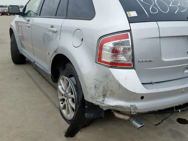 2FMDK3JC5ABA72538 - 2010 FORD EDGE SEL SILVER photo 9