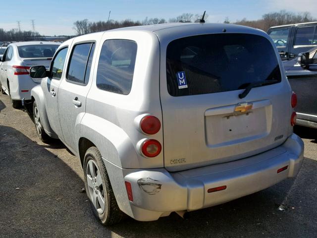 3GNBAADB6AS544267 - 2010 CHEVROLET HHR LS ვერცხლისფერი ფოტო 3
