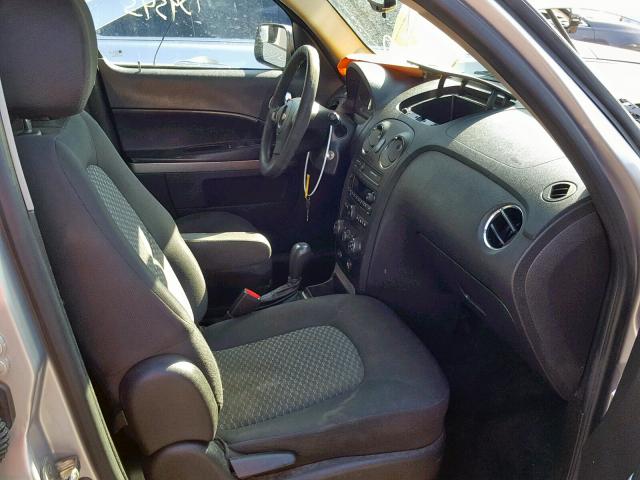 3GNBAADB6AS544267 - 2010 CHEVROLET HHR LS ვერცხლისფერი ფოტო 5
