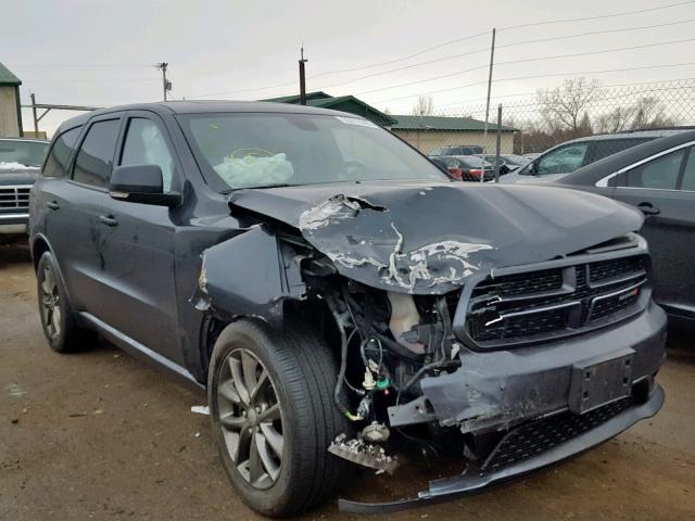 1C4SDJCT3EC595442 - 2014 DODGE DURANGO R/ GRAY photo 1