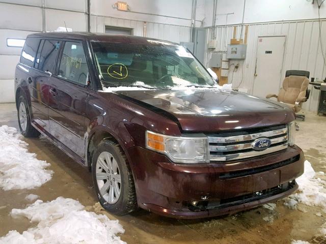 2FMGK5BC0BBD17545 - 2011 FORD FLEX SE MAROON photo 1