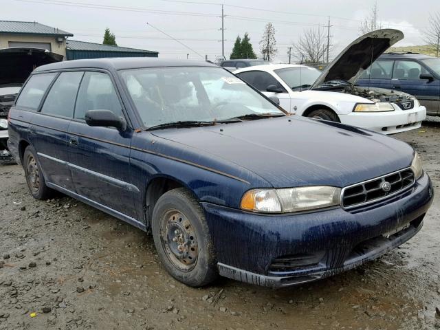 4S3BK4350W7317732 - 1998 SUBARU LEGACY L BLUE photo 1