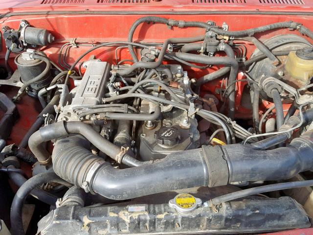 JT4RN01PXM7042838 - 1991 TOYOTA PICKUP 1/2 RED photo 7