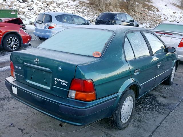 JT2BC52L3T7040341 - 1996 TOYOTA TERCEL DX GREEN photo 4