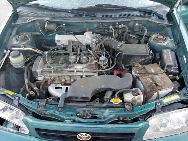 JT2BC52L3T7040341 - 1996 TOYOTA TERCEL DX GREEN photo 7