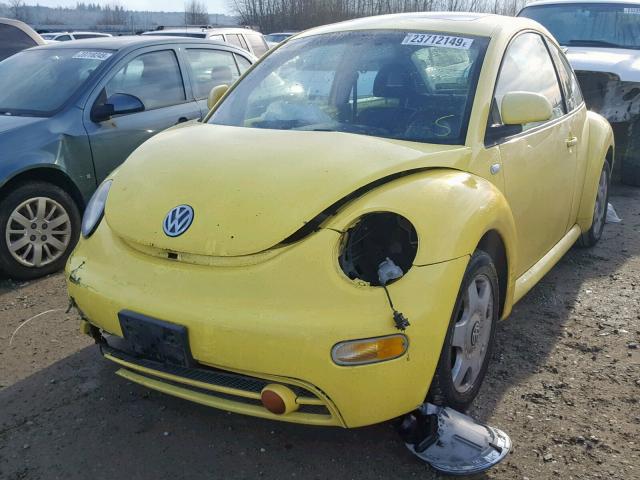 3VWCF21C4YM421726 - 2000 VOLKSWAGEN NEW BEETLE Sarı foto 2