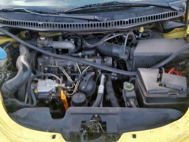 3VWCF21C4YM421726 - 2000 VOLKSWAGEN NEW BEETLE Sarı foto 7
