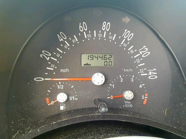 3VWCF21C4YM421726 - 2000 VOLKSWAGEN NEW BEETLE Sarı foto 8