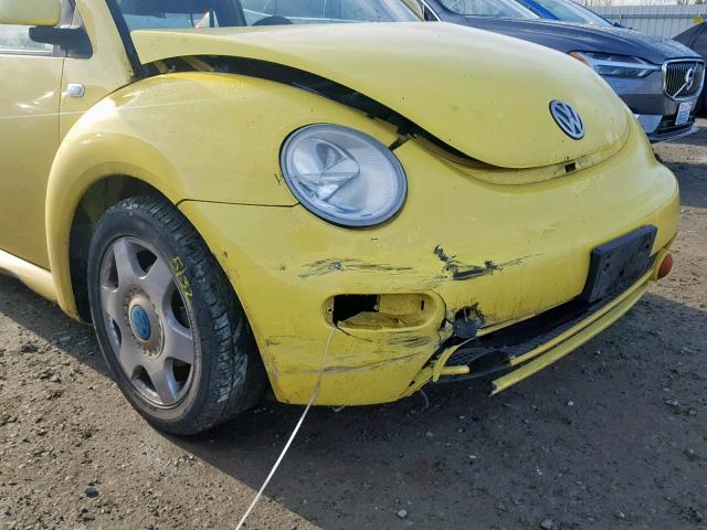 3VWCF21C4YM421726 - 2000 VOLKSWAGEN NEW BEETLE Sarı foto 9