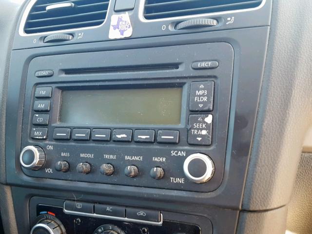 WVWAA7AJ9AW105118 - 2010 VOLKSWAGEN GOLF 白色 照片 9