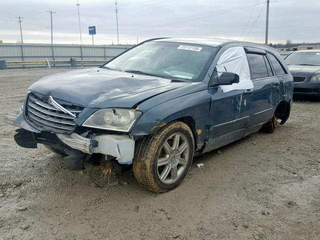 2C8GF68405R381092 - 2005 CHRYSLER PACIFICA T BLUE photo 2