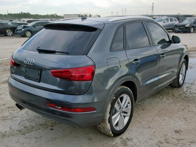 WA1BCCFS4JR004862 - 2018 AUDI Q3 PREMIUM GRAY photo 4