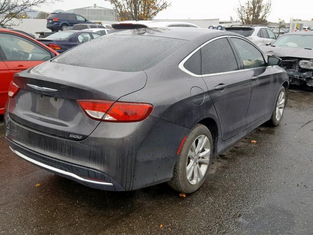 1C3CCCAB3GN127204 - 2016 CHRYSLER 200 LIMITE GRAY photo 4