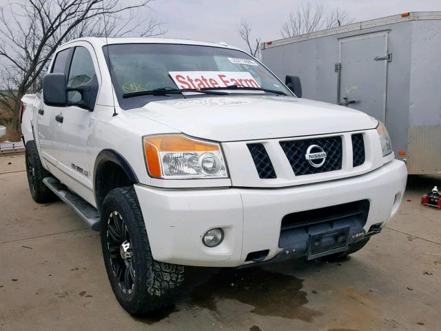 1N6BA0EC3BN317654 - 2011 NISSAN TITAN S WHITE photo 1