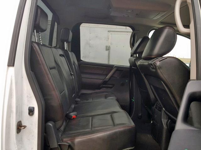 1N6BA0EC3BN317654 - 2011 NISSAN TITAN S WHITE photo 6