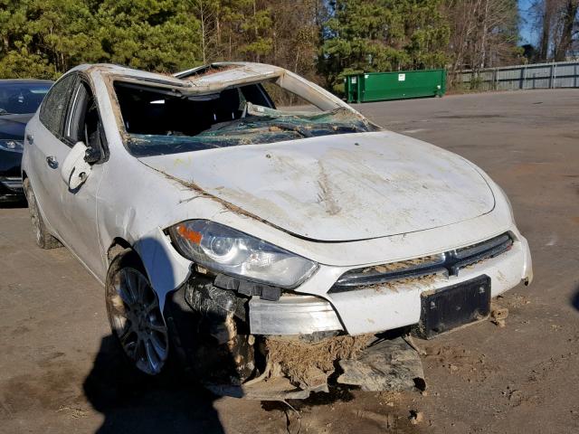 1C3CDFCB1FD242335 - 2015 DODGE DART LIMIT WHITE photo 1