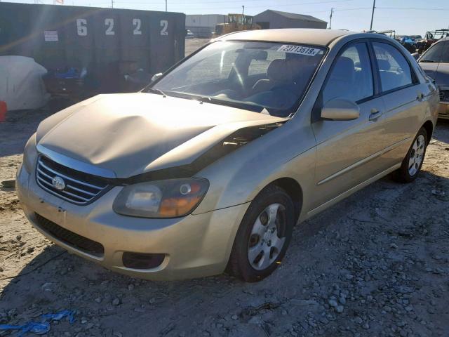 KNAFE221895658899 - 2009 KIA SPECTRA EX GOLD photo 2