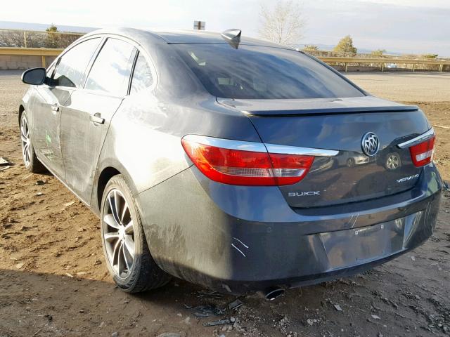 1G4PW5SKXG4184418 - 2016 BUICK VERANO SPO GRAY photo 3