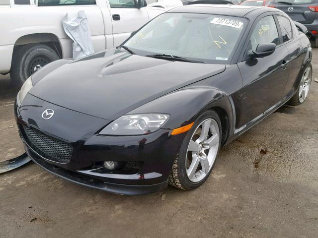 JM1FE173870209787 - 2007 MAZDA RX8 BLACK photo 2