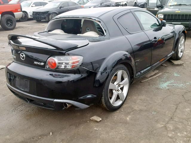 JM1FE173870209787 - 2007 MAZDA RX8 BLACK photo 4