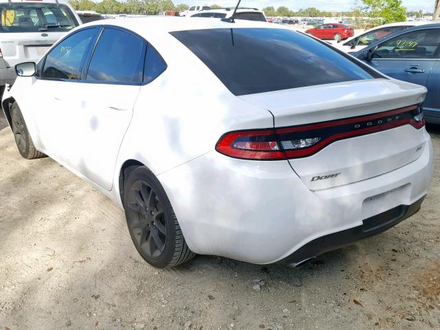 1C3CDFBA2DD288519 - 2013 DODGE DART SXT WHITE photo 3