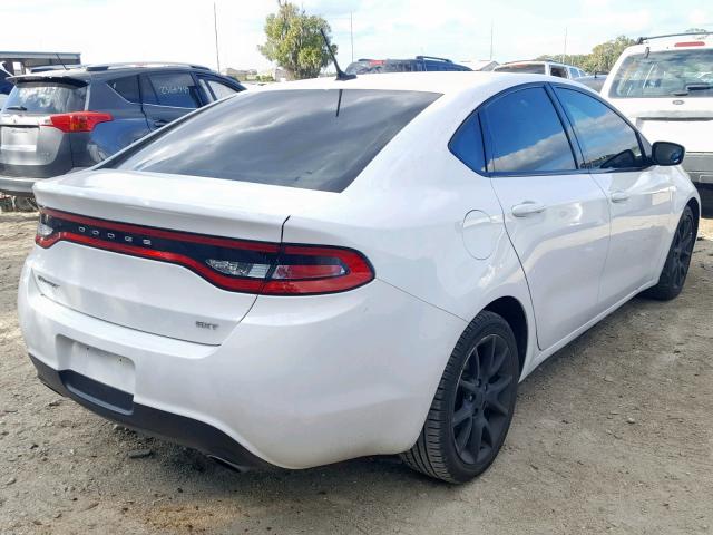 1C3CDFBA2DD288519 - 2013 DODGE DART SXT WHITE photo 4