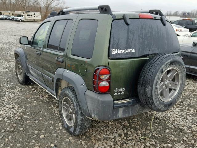1J4GL38K56W218433 - 2006 JEEP LIBERTY RE GREEN photo 3