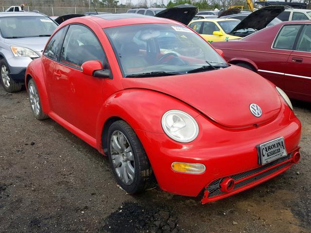 3VWCD21CX3M442420 - 2003 VOLKSWAGEN NEW BEETLE RED photo 1