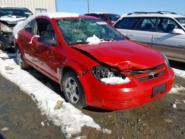 1G1AK12F857574083 - 2005 CHEVROLET COBALT RED photo 1