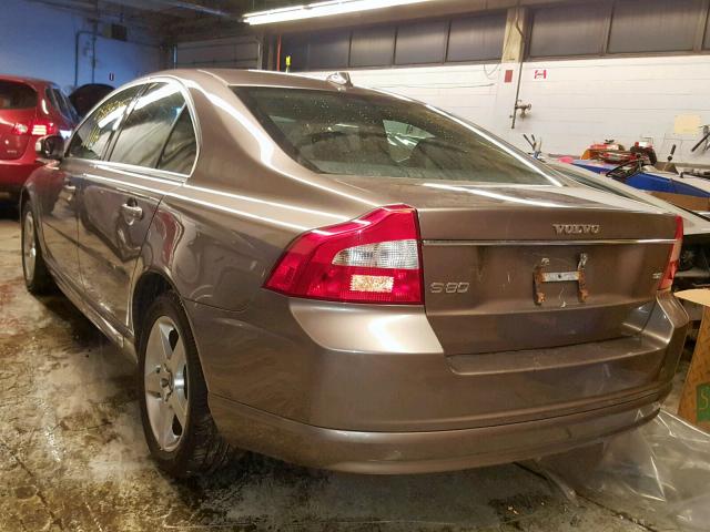 YV1AS982871037062 - 2007 VOLVO S80 3.2 GRAY photo 3