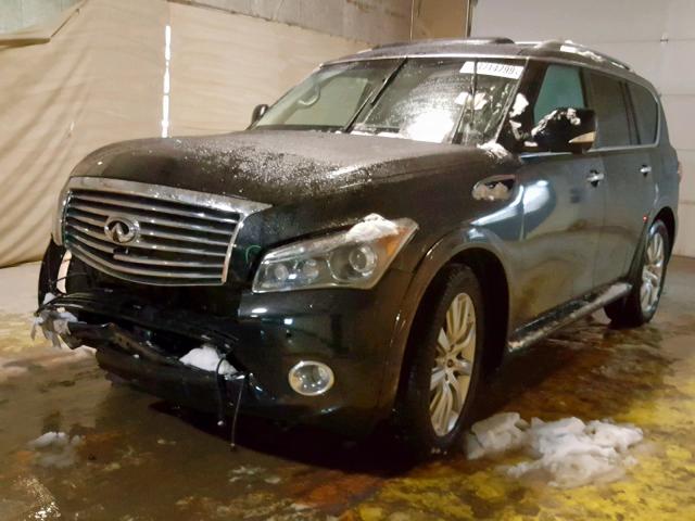 JN8AZ2NE4D9060752 - 2013 INFINITI QX56 BLACK photo 2