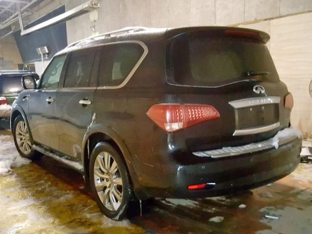 JN8AZ2NE4D9060752 - 2013 INFINITI QX56 BLACK photo 3