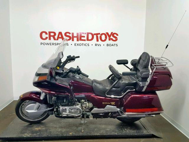 1HFSC2201KA102547 - 1989 HONDA GL1500 MAROON photo 3