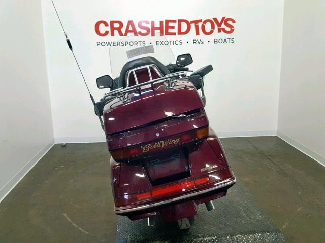 1HFSC2201KA102547 - 1989 HONDA GL1500 MAROON photo 4