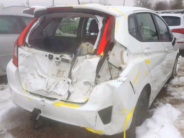 JHMGK5H50HS012377 - 2017 HONDA FIT LX WHITE photo 4