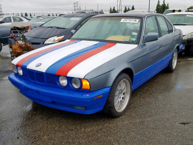 WBAHC2306K2084234 - 1989 BMW 525 I AUTO BLUE photo 2