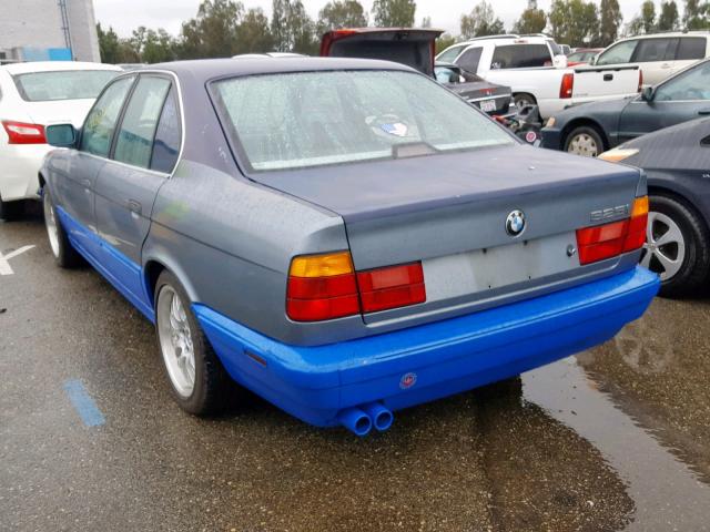 WBAHC2306K2084234 - 1989 BMW 525 I AUTO BLUE photo 3