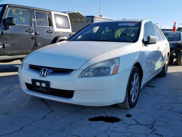 1HGCM665X4A081145 - 2004 HONDA ACCORD EX WHITE photo 2