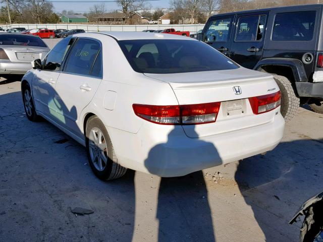 1HGCM665X4A081145 - 2004 HONDA ACCORD EX WHITE photo 3