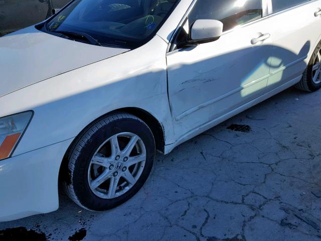 1HGCM665X4A081145 - 2004 HONDA ACCORD EX WHITE photo 9