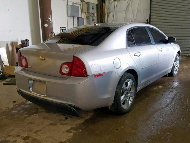 1G1ZH57B88F186019 - 2008 CHEVROLET MALIBU 1LT SILVER photo 4