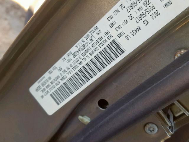 1J8FT47088D648682 - 2008 JEEP COMPASS SP ნაცრისფერი ფოტო 10