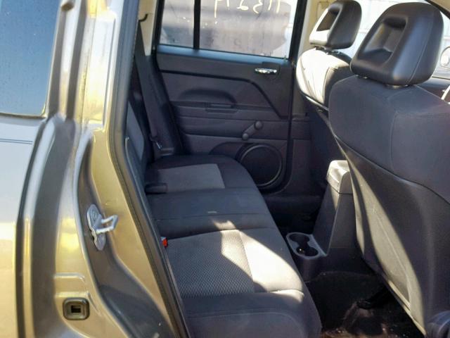 1J8FT47088D648682 - 2008 JEEP COMPASS SP ნაცრისფერი ფოტო 6