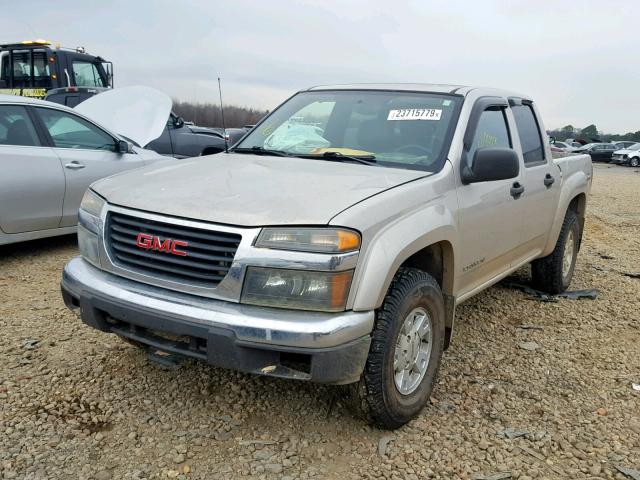 1GTDT136758197112 - 2005 GMC CANYON SILVER photo 2