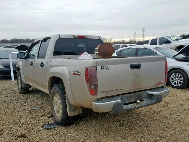 1GTDT136758197112 - 2005 GMC CANYON SILVER photo 3